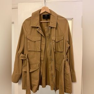 7 for all Mankind tan cotton jacket